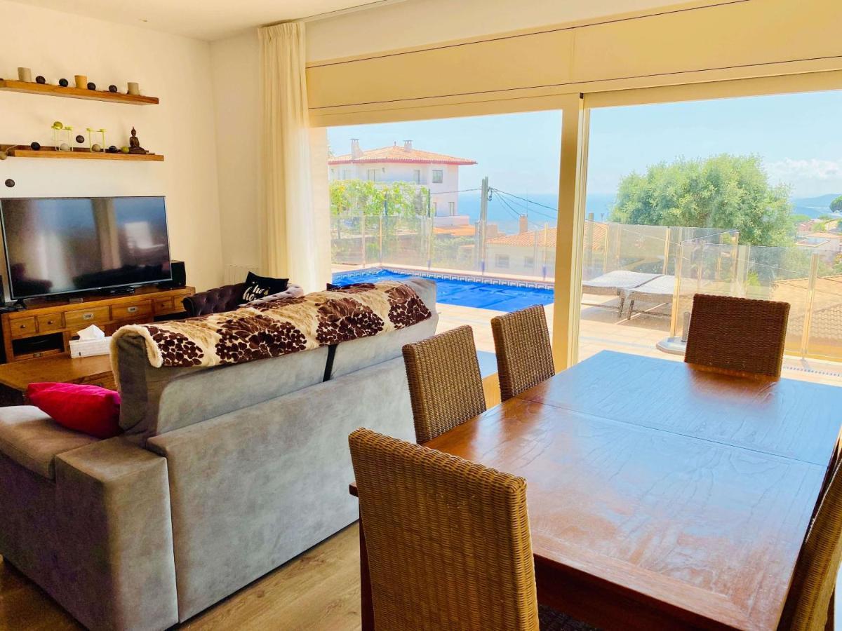 Luxury Villa Investingspain With Sea Views, Pool And Jacuzzi Lloret de Mar Dış mekan fotoğraf