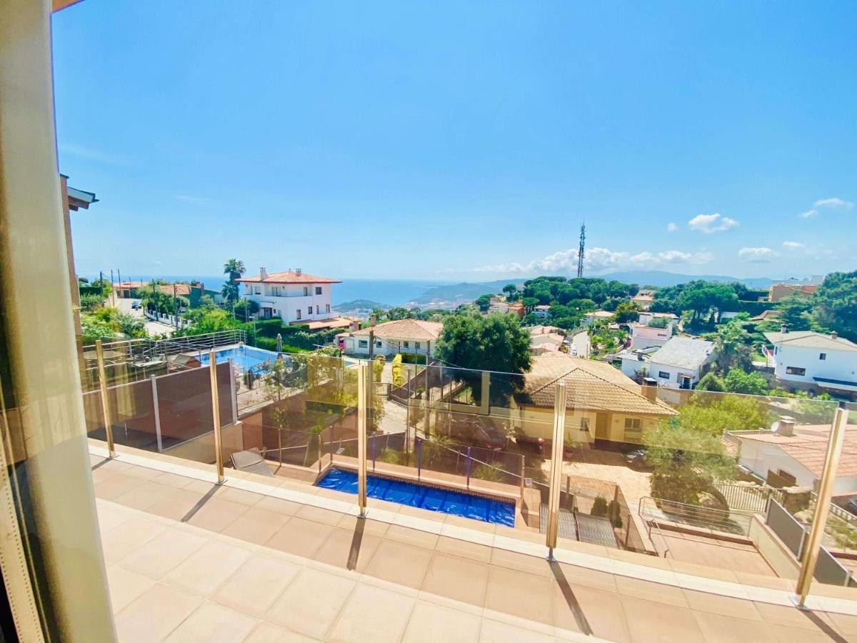 Luxury Villa Investingspain With Sea Views, Pool And Jacuzzi Lloret de Mar Dış mekan fotoğraf