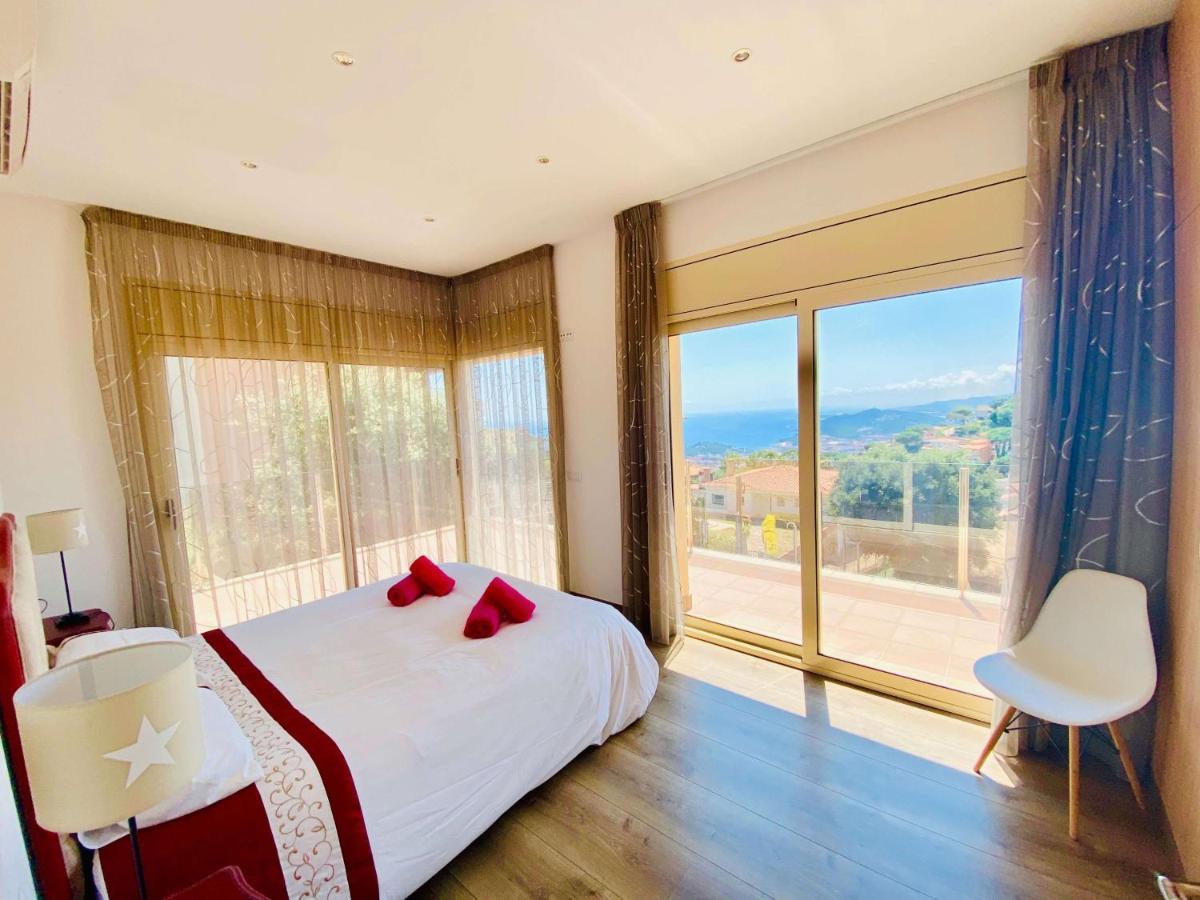 Luxury Villa Investingspain With Sea Views, Pool And Jacuzzi Lloret de Mar Dış mekan fotoğraf