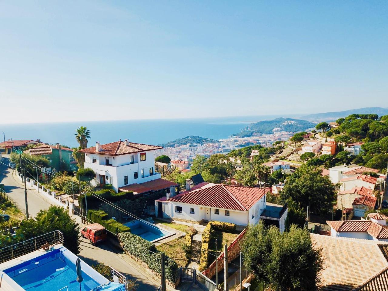 Luxury Villa Investingspain With Sea Views, Pool And Jacuzzi Lloret de Mar Dış mekan fotoğraf