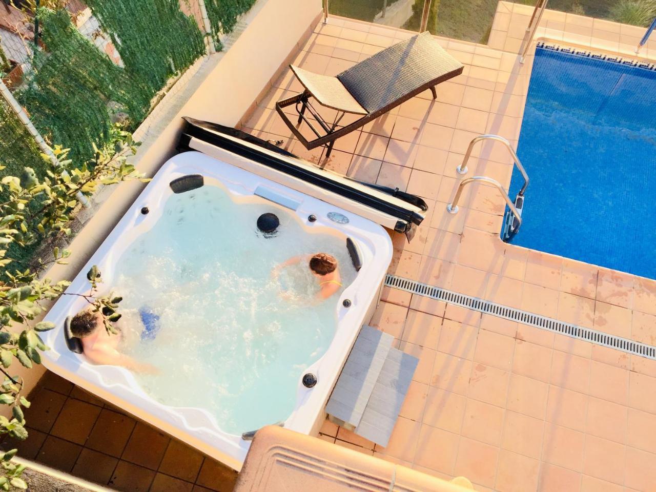 Luxury Villa Investingspain With Sea Views, Pool And Jacuzzi Lloret de Mar Dış mekan fotoğraf