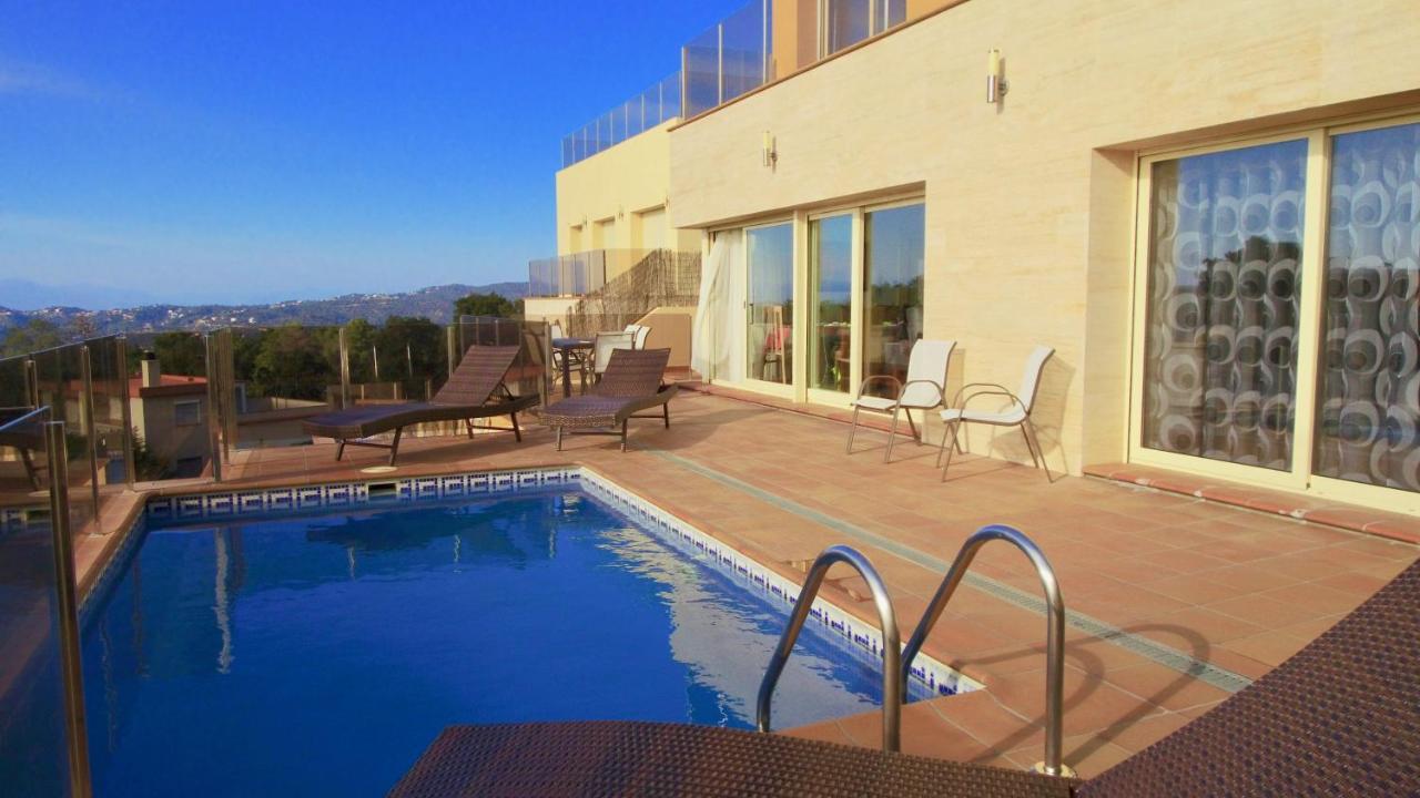 Luxury Villa Investingspain With Sea Views, Pool And Jacuzzi Lloret de Mar Dış mekan fotoğraf